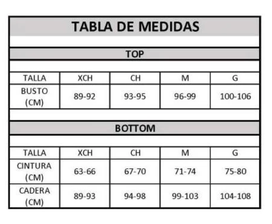 TOP PAMELA & BOTTOM ERI - MANCHAS BEIGE