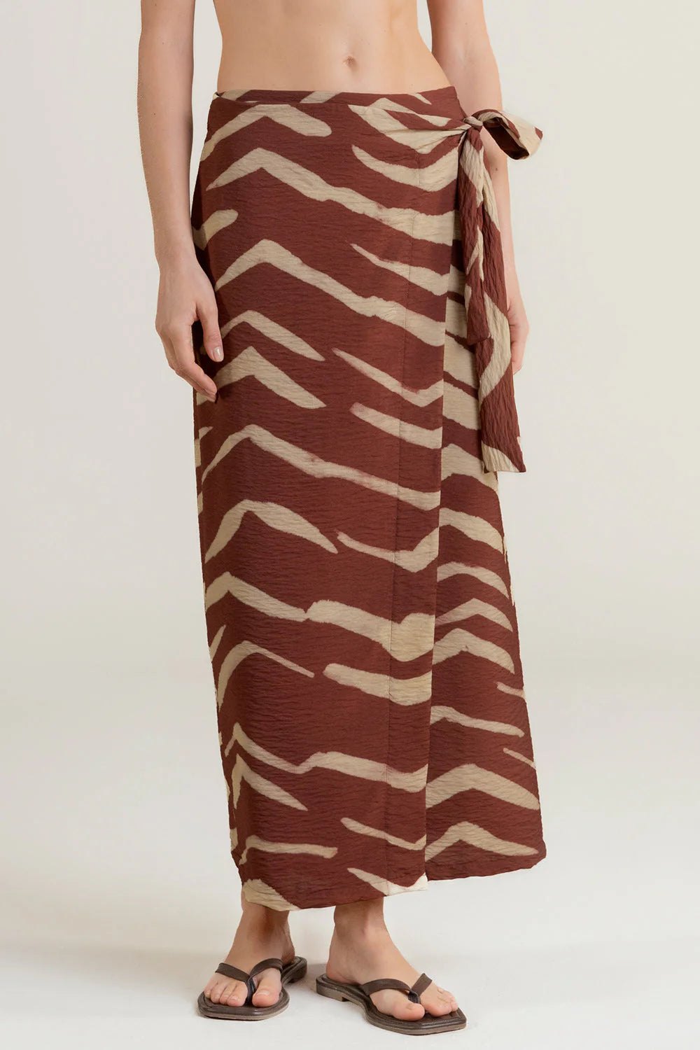 FALDA PAREO TERRACOTA