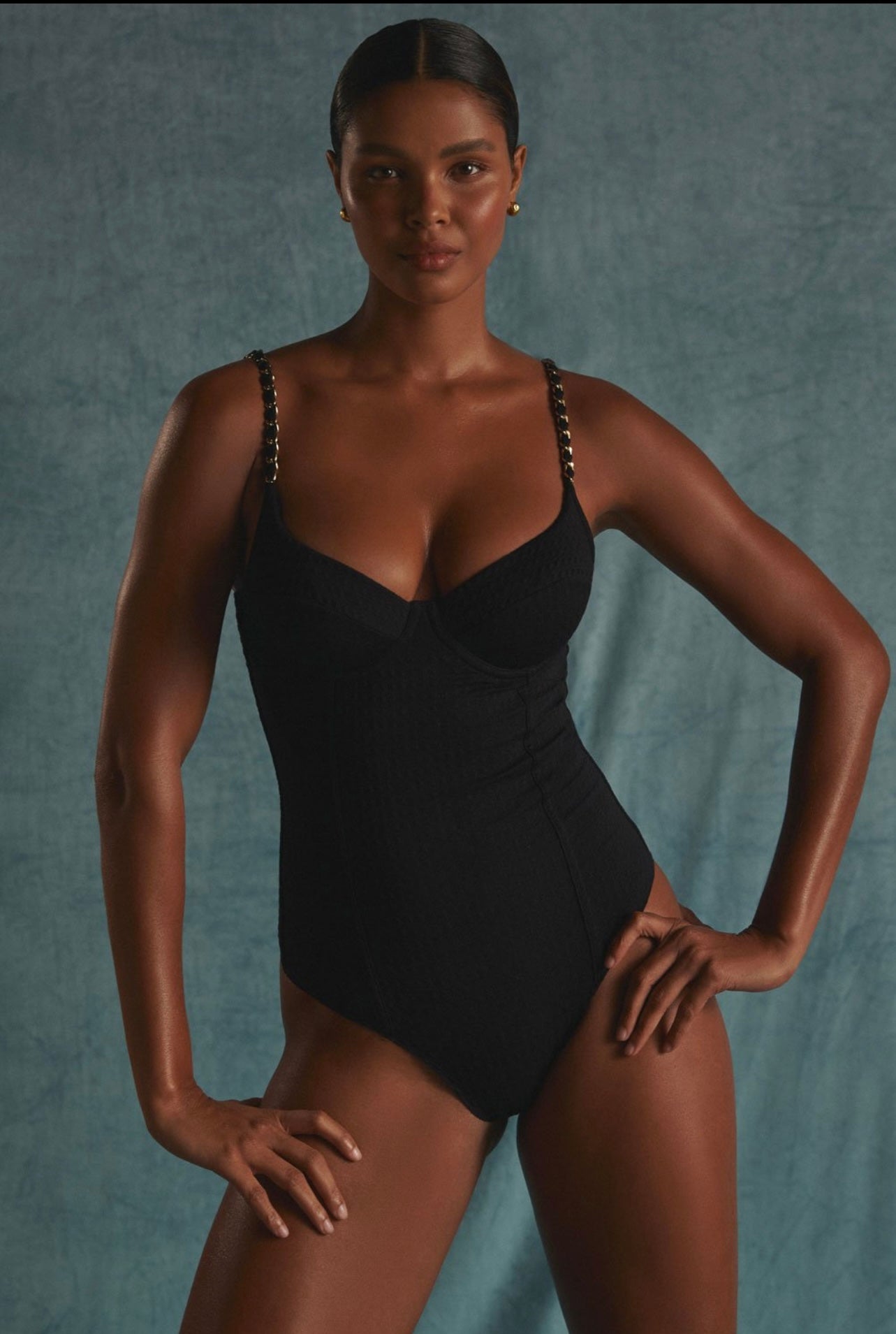 BIRD OF PARADISE ONE PIECE - BLACK
