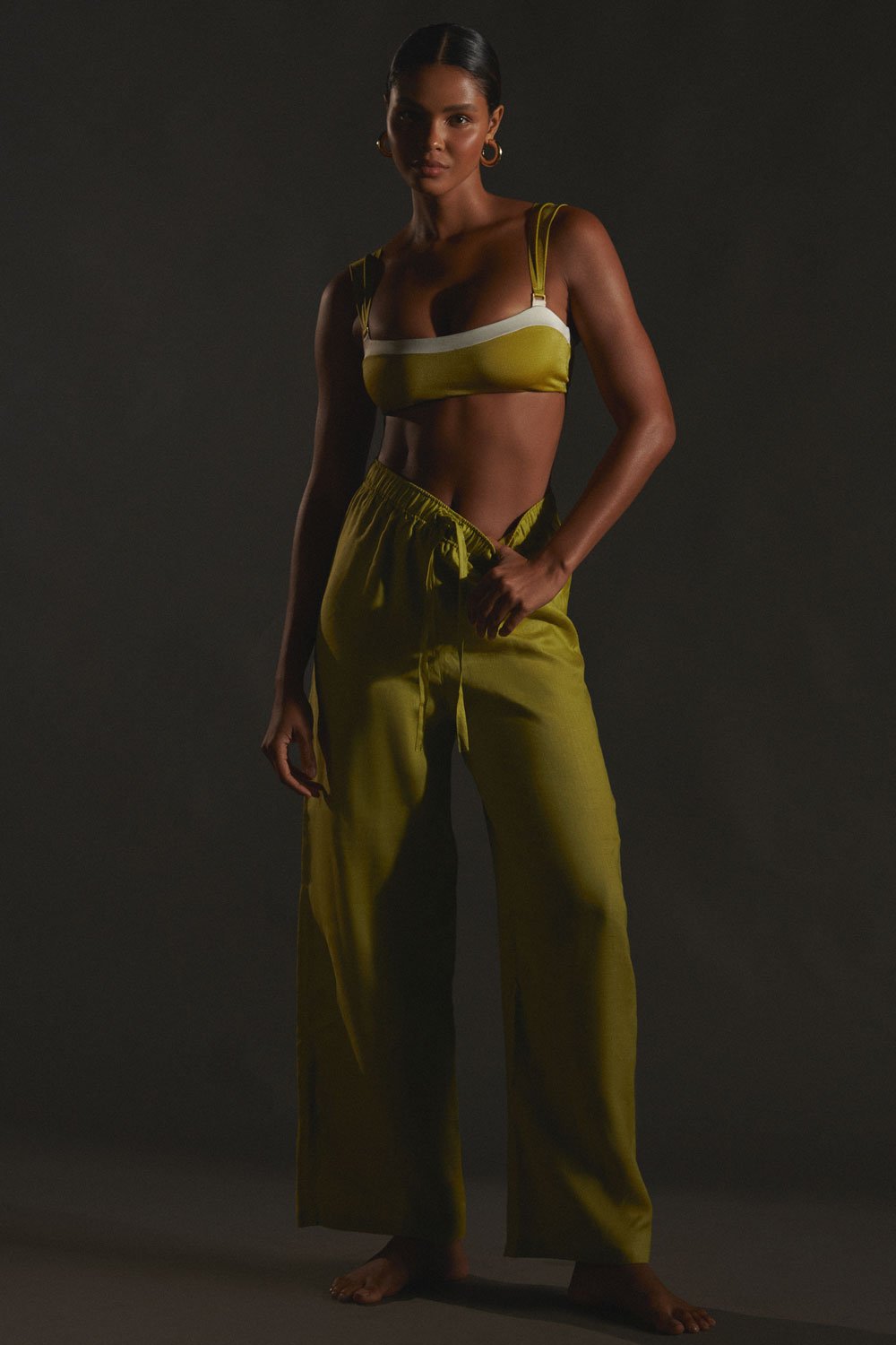 PUFF PANTS- GREEN