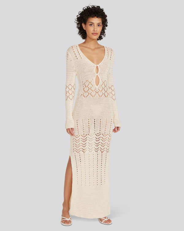 THE LUCINDA DRESS - IVORY