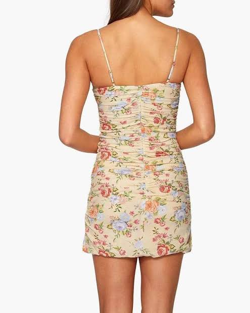 RONNIE DRESS - SAND MULTI