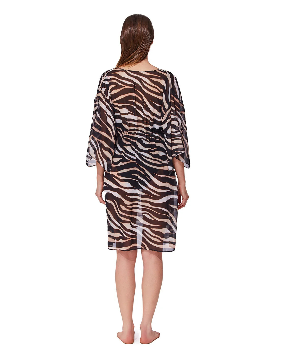 NAMBITI V NECK BEACH DRESS COVER-UP