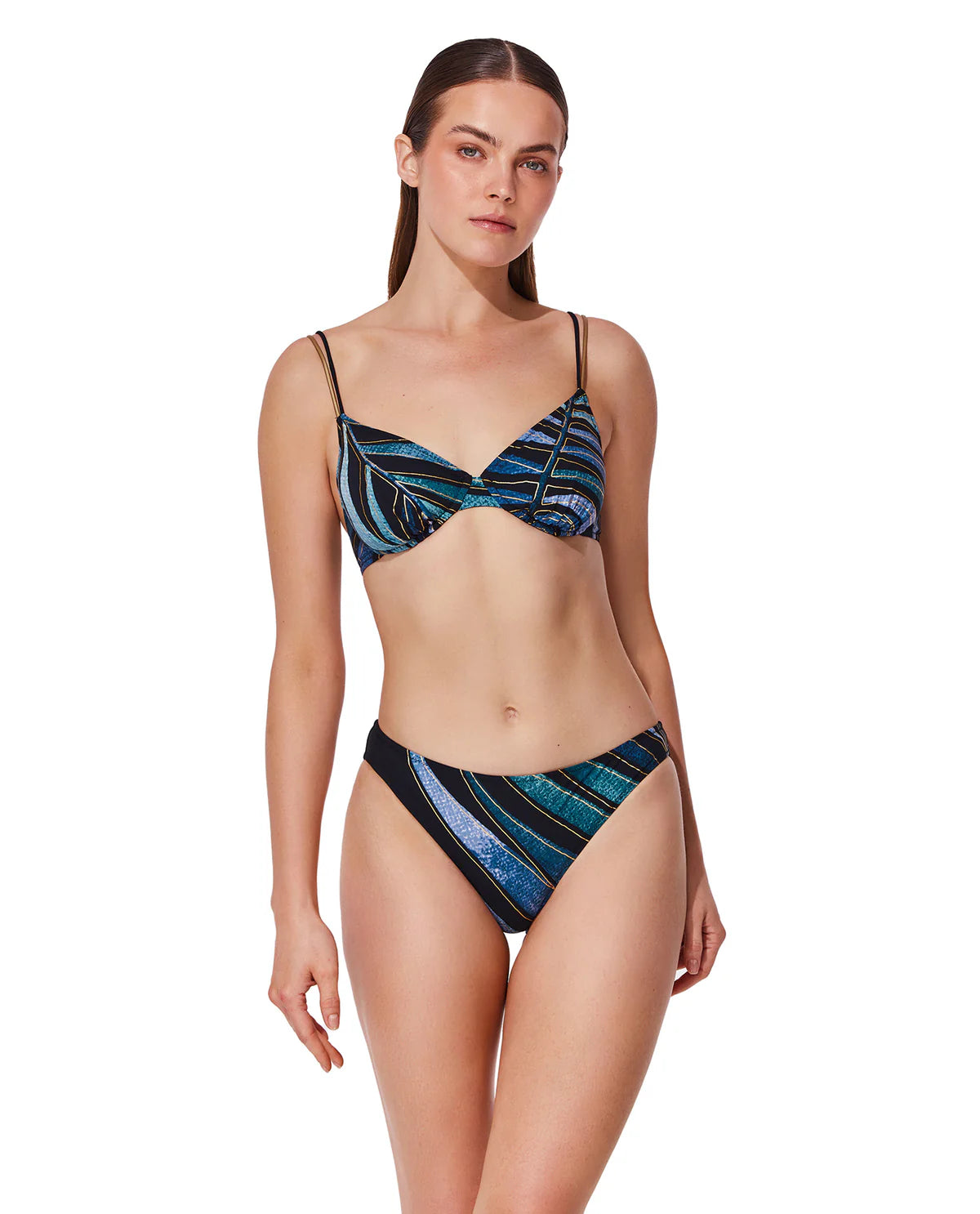 BLUE CLASICO WILLOW UNDERWIRE BIKINI SET