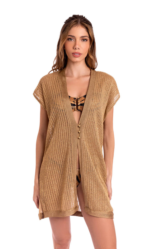 GOLDEN HOUR KAFTAN - GOLD