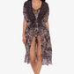 Beaded Kimono Cover Up in Let's Be Fronds