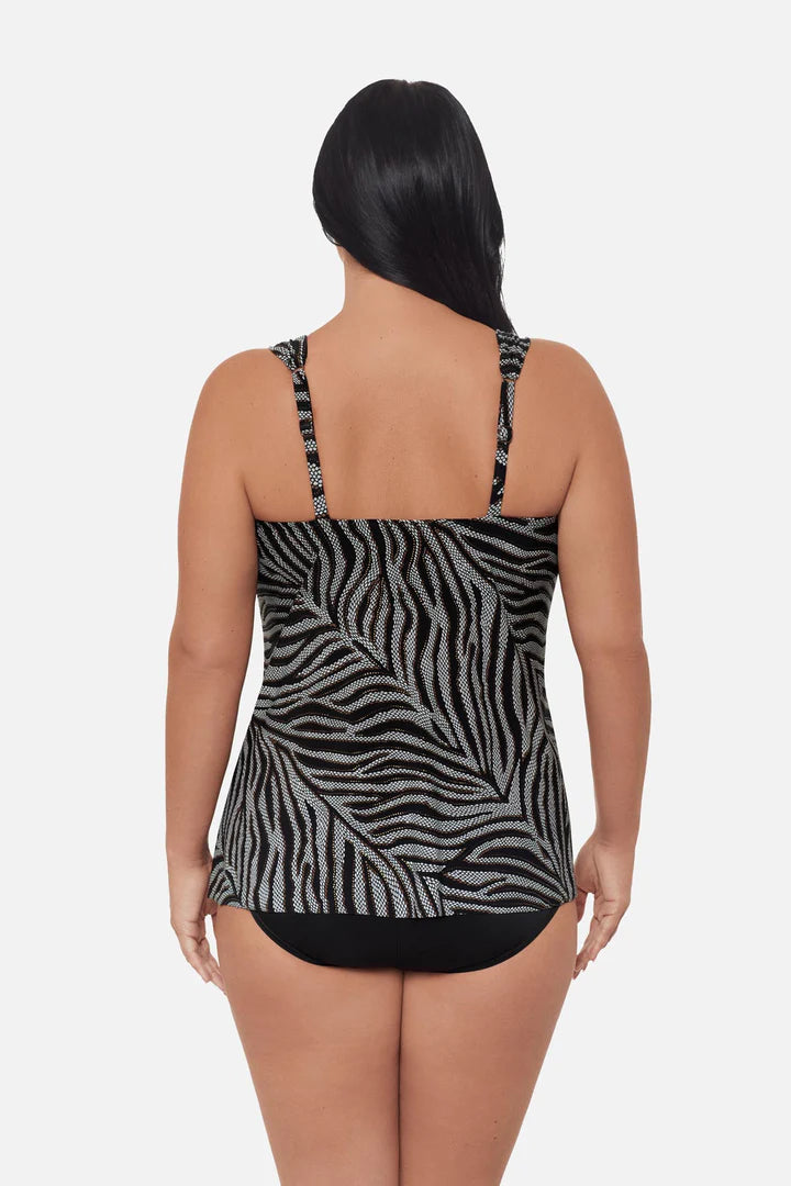 DAZZLE TANKINI TOP ZIRCONIC