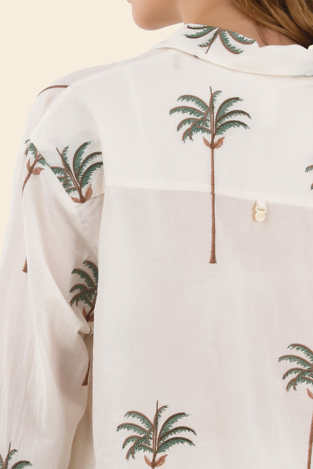 SET IVORY SUMMER PALMS