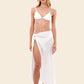 SKIRT ROMMY TEXTURED WHITE
