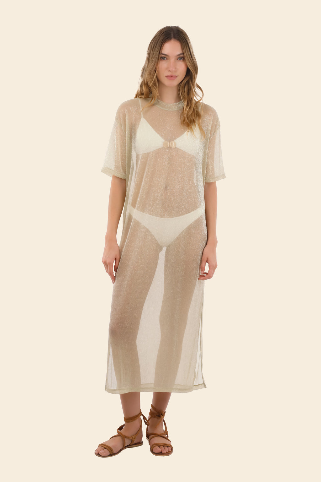 GOLDEN GLOW SAHARA DRESS