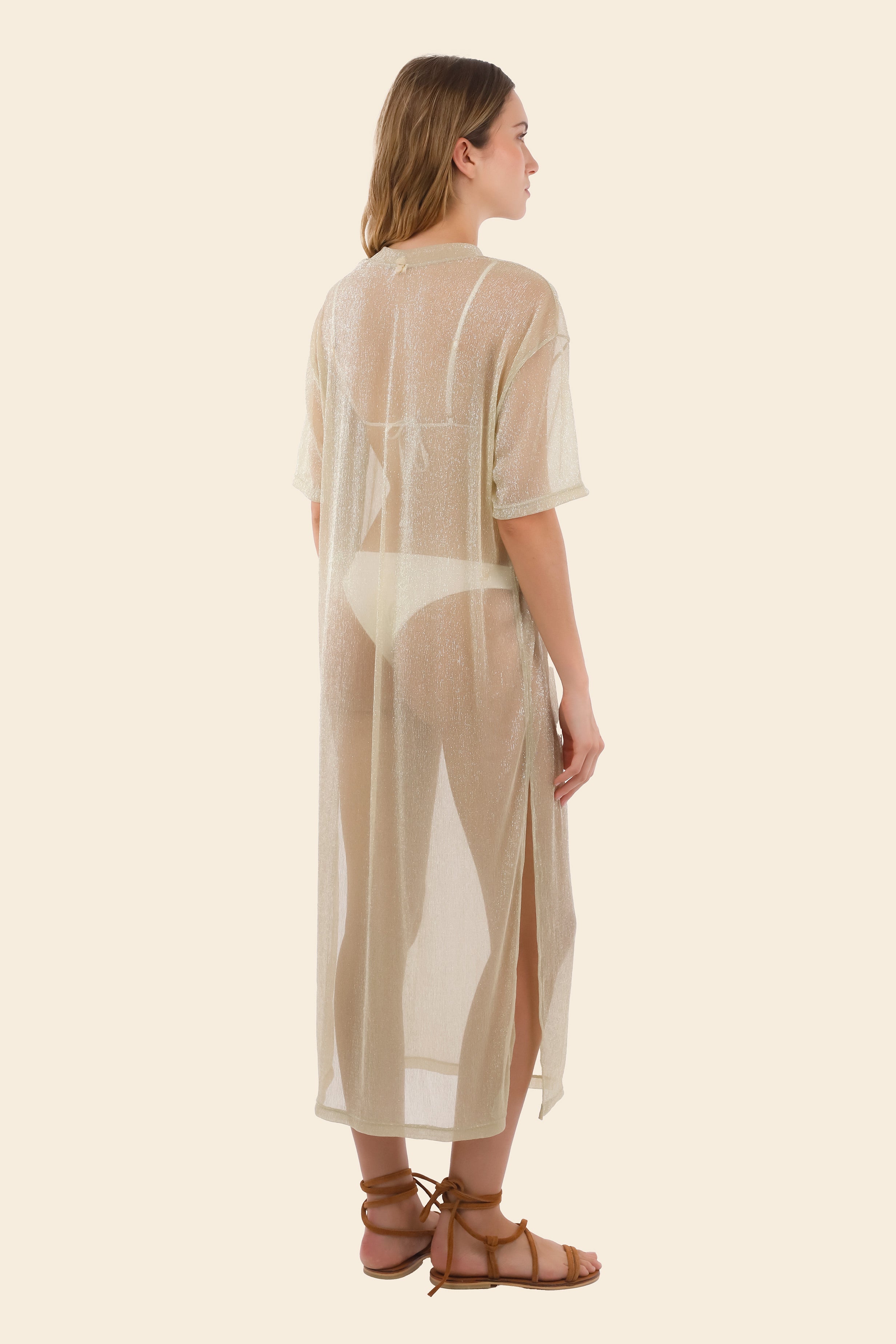 GOLDEN GLOW SAHARA DRESS