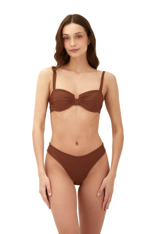 CORAL TOP & PARAMOUNT BOTTOM EARTH BROWN NEO