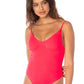 CELINE ONE PIECE CORAL REVERSIBLE