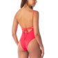 CELINE ONE PIECE CORAL REVERSIBLE