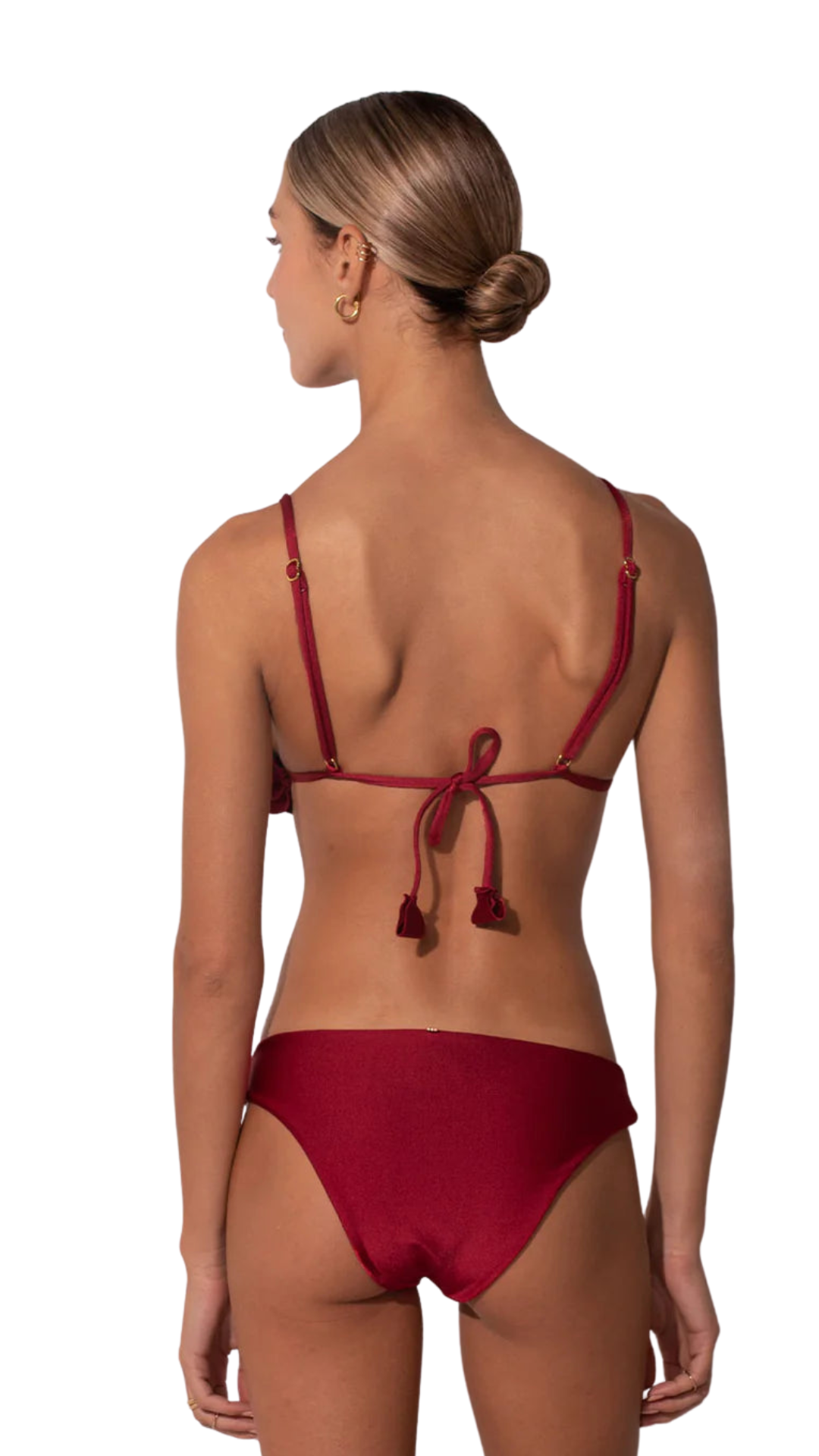 TOP & BOTTOM SC - THE RUFFLE DARLING  WINE