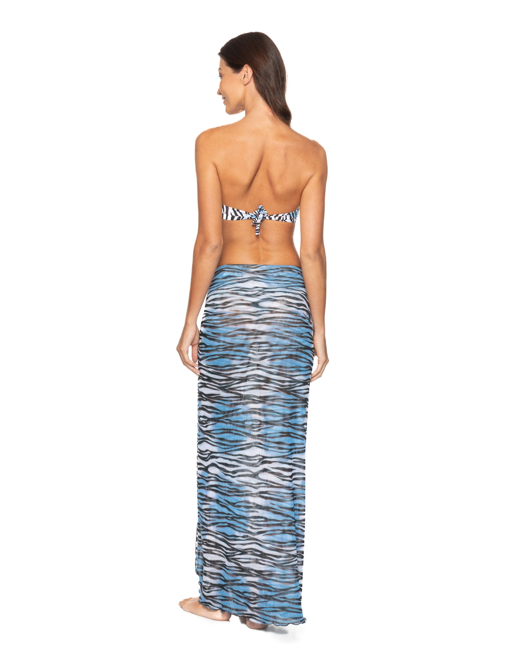 SKIRT MESH OCEAN WEVES