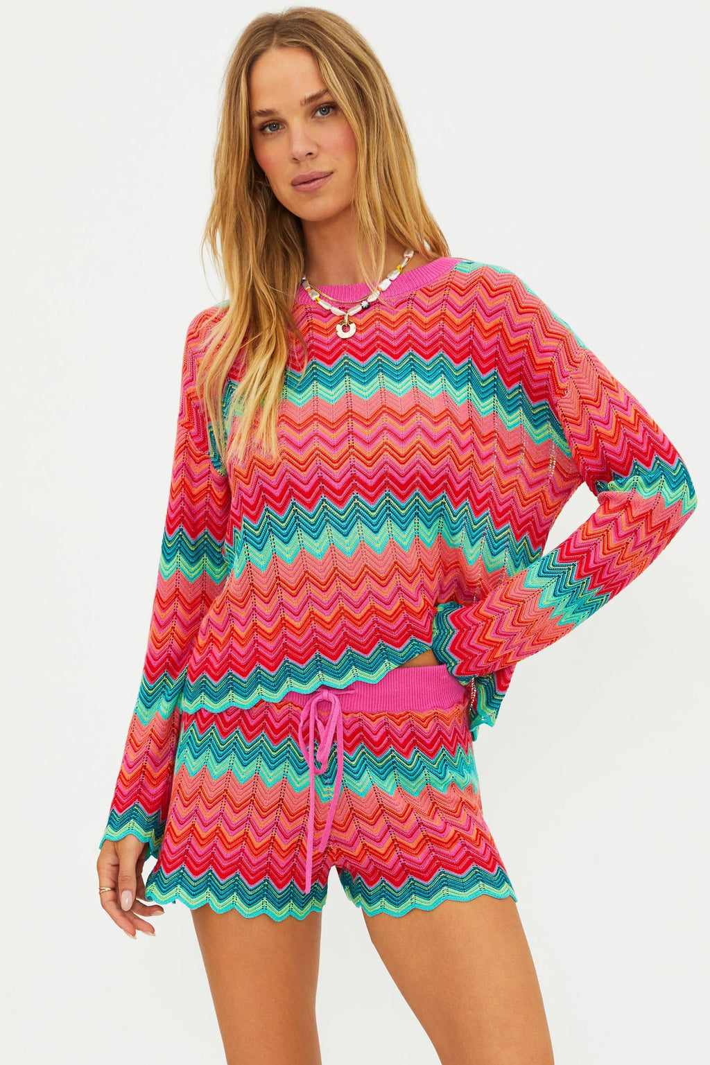BEACH SWEATER STRAWBERRY