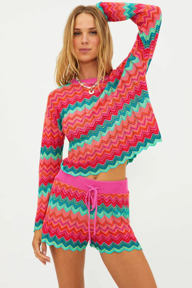 BEACH SWEATER STRAWBERRY