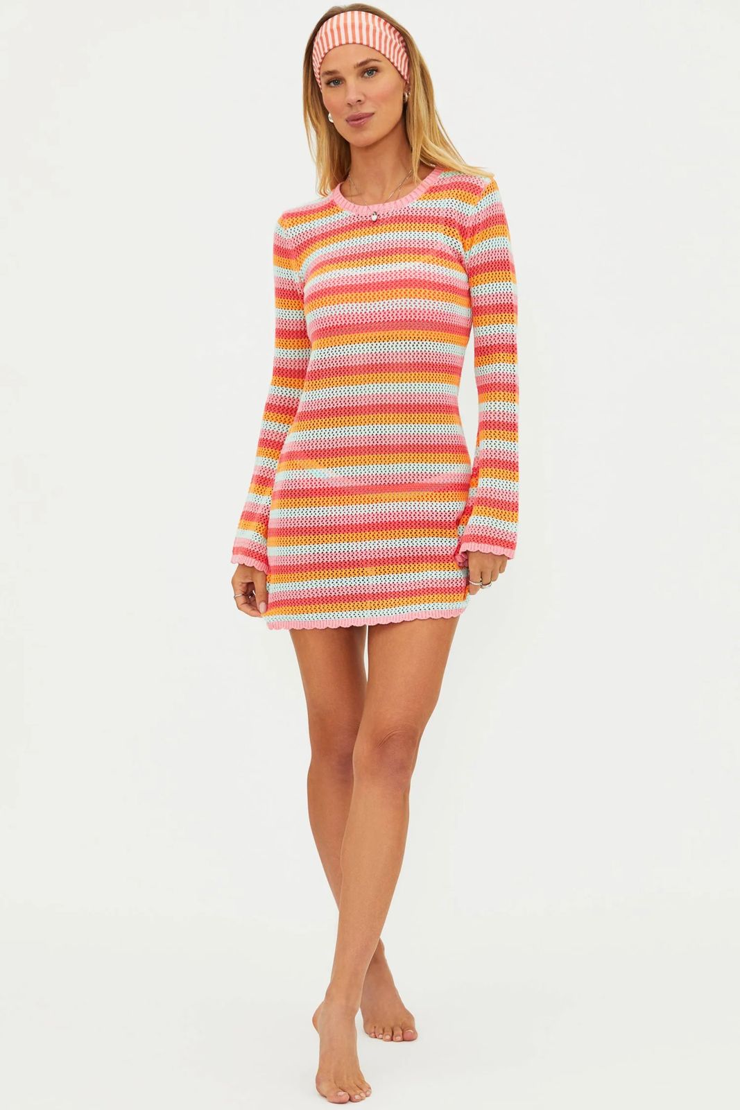 LIBBI DRESS GUAVA  CROCHET