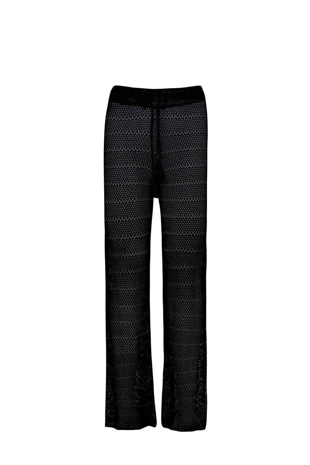 RENEE CROP TOP & BREE BOHO PANT - BLACK