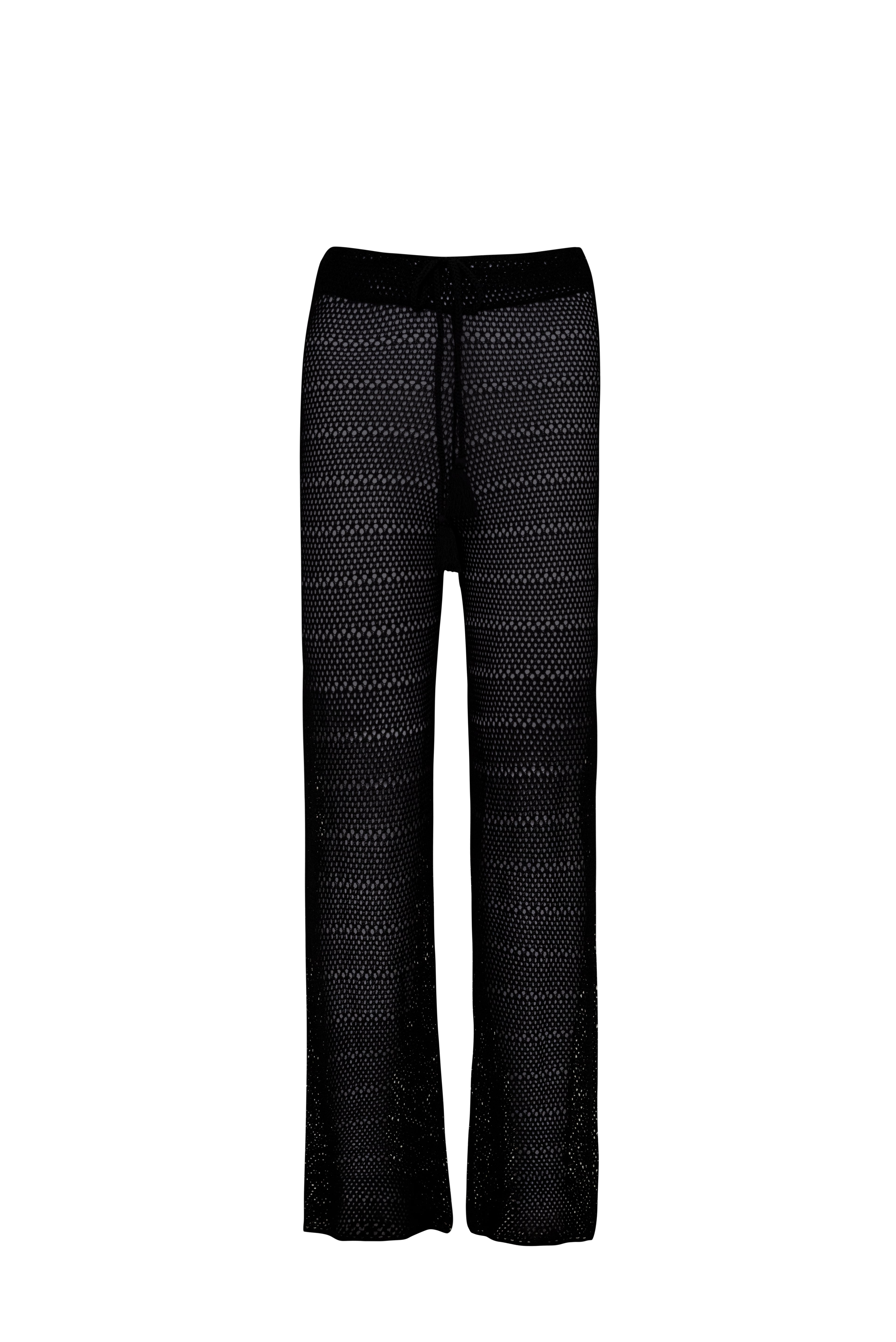 RENEE CROP TOP & BREE BOHO PANT - BLACK