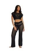 RENEE CROP TOP & BREE BOHO PANT - BLACK