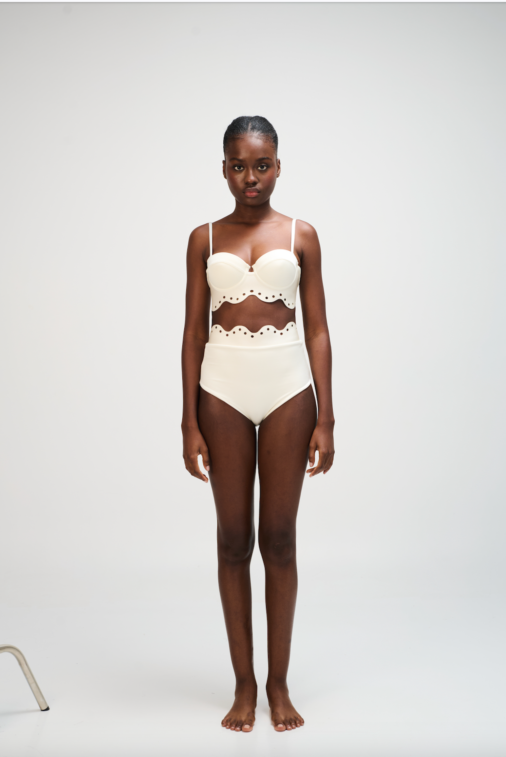 THYA BIKINI - IVORY - HIGH WAISTED