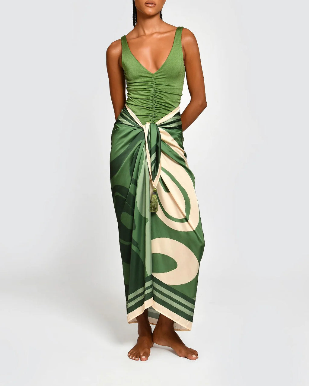 TAYLOR GREEN SARONG