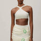 CORRIENTE MINI SKIRT WHITESAGE