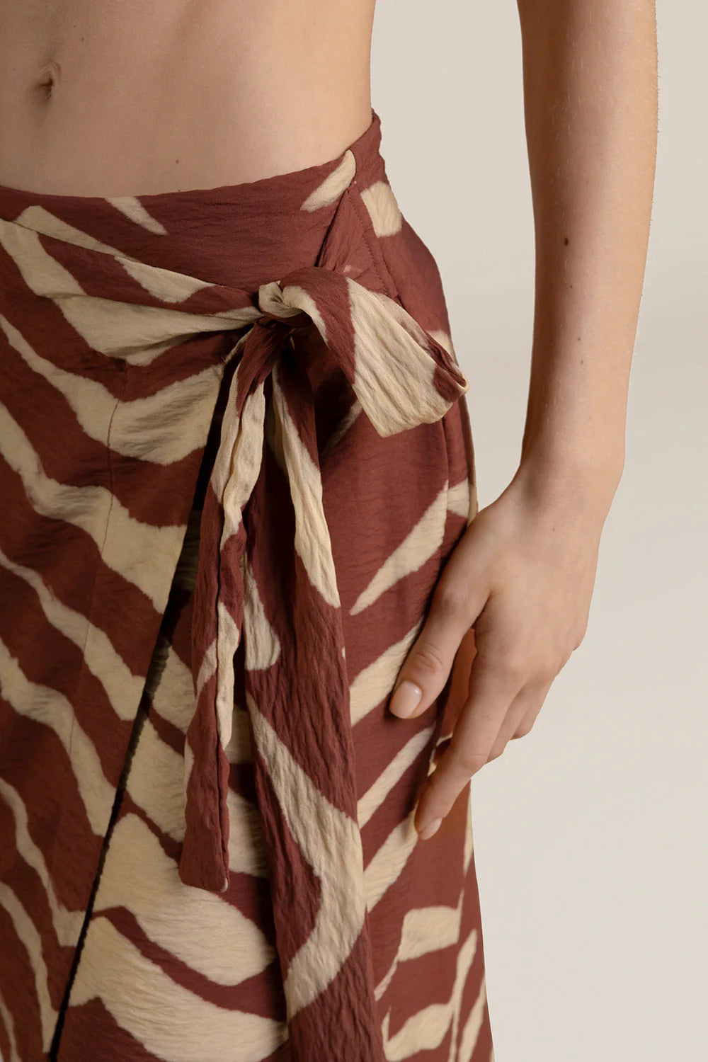 FALDA PAREO TERRACOTA