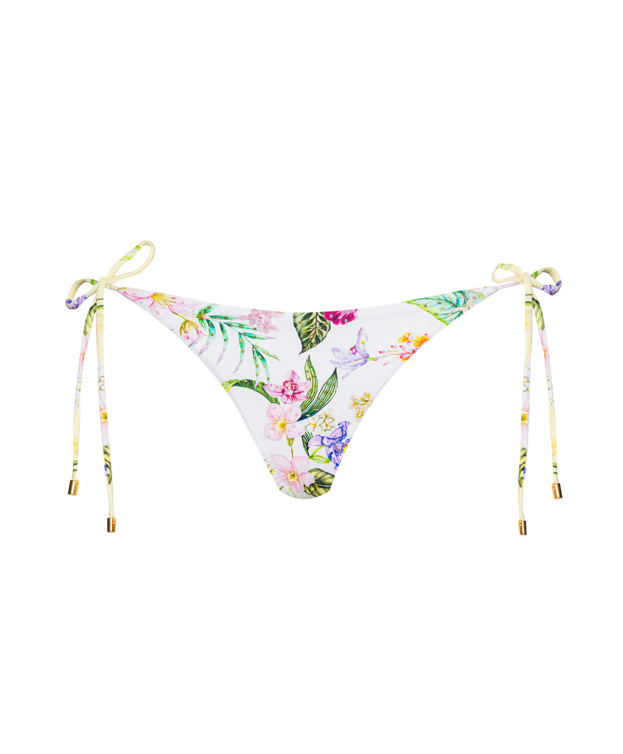 PARADISE BLOOM EMBROIDERED TIE SIDE BOTTOM