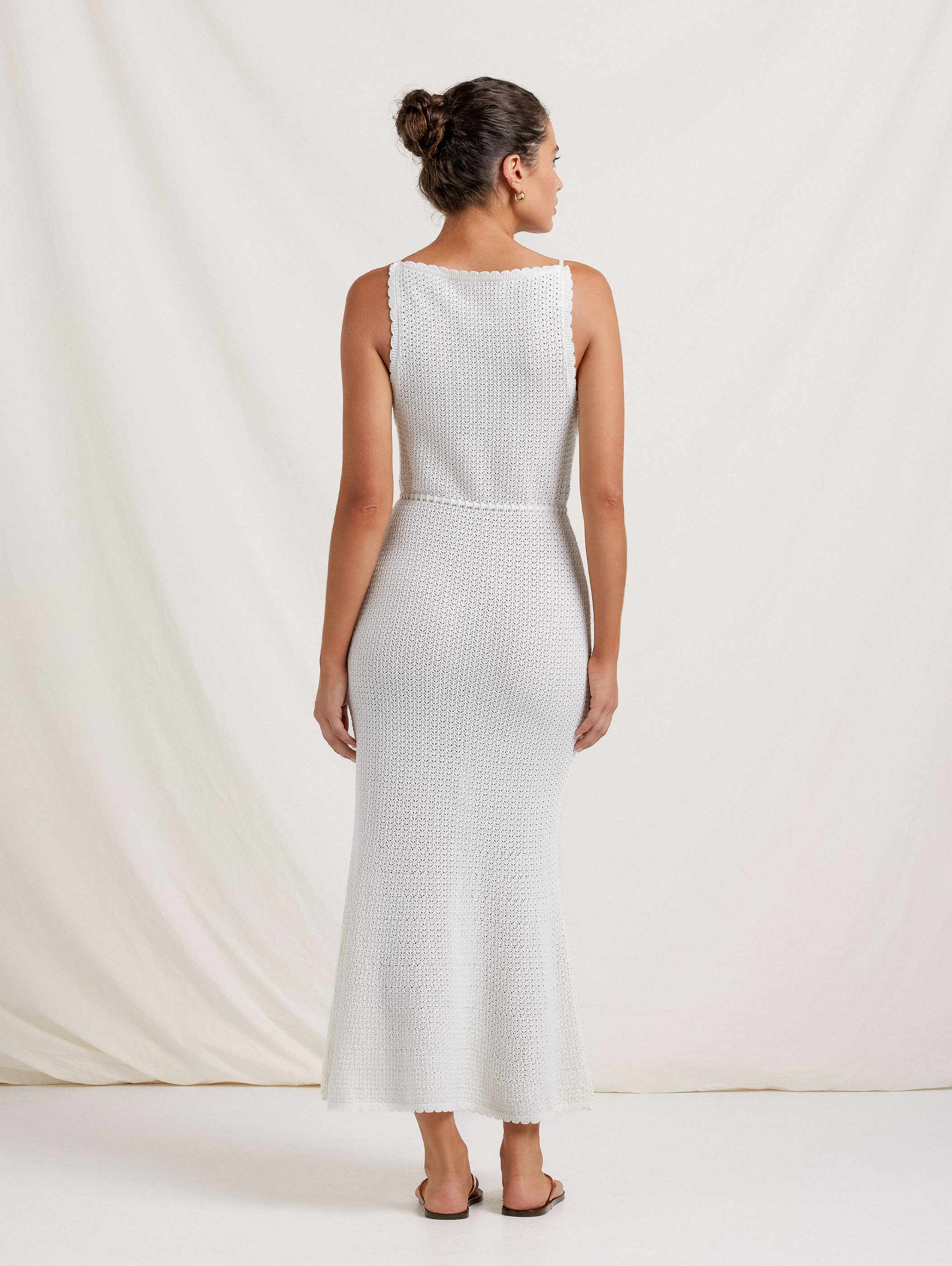 POINTELLE FOREVER MIDI DRESS