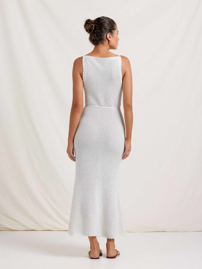 POINTELLE FOREVER MIDI DRESS