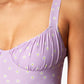 RUCHED CUP ONE PIECE - LILAC
