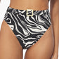 RUCHED UNDERWIRE TOP & EMILY BOTTOM - MARBLE
